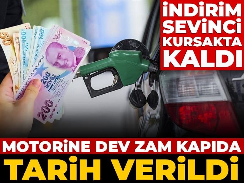 Motorinde indirim sevinci kursakta kaldı: Dev zam için tarih verildi