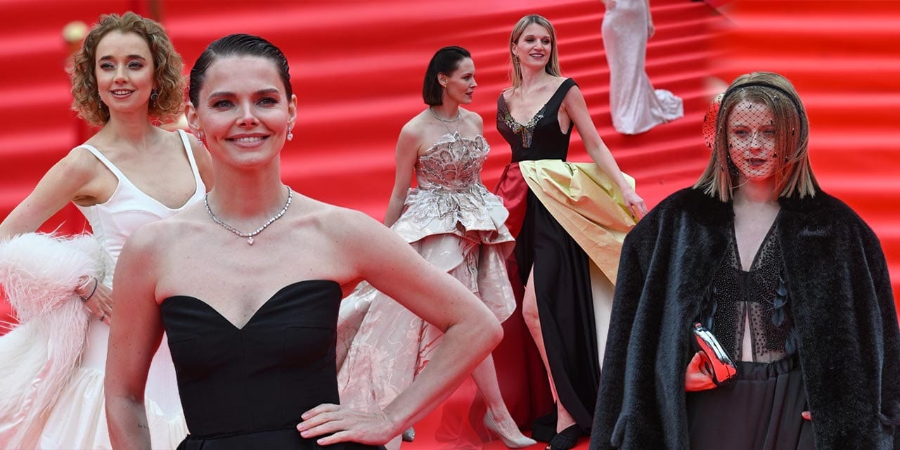 Rus kadın oyunculardan şıklık yarışı! Moskova Film Festivali’nde kırmızı halı geçidi