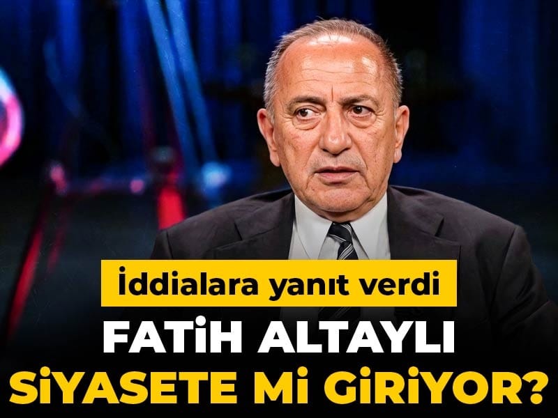 Fatih Altaylı siyasete mi giriyor? İddialara yanıt verdi