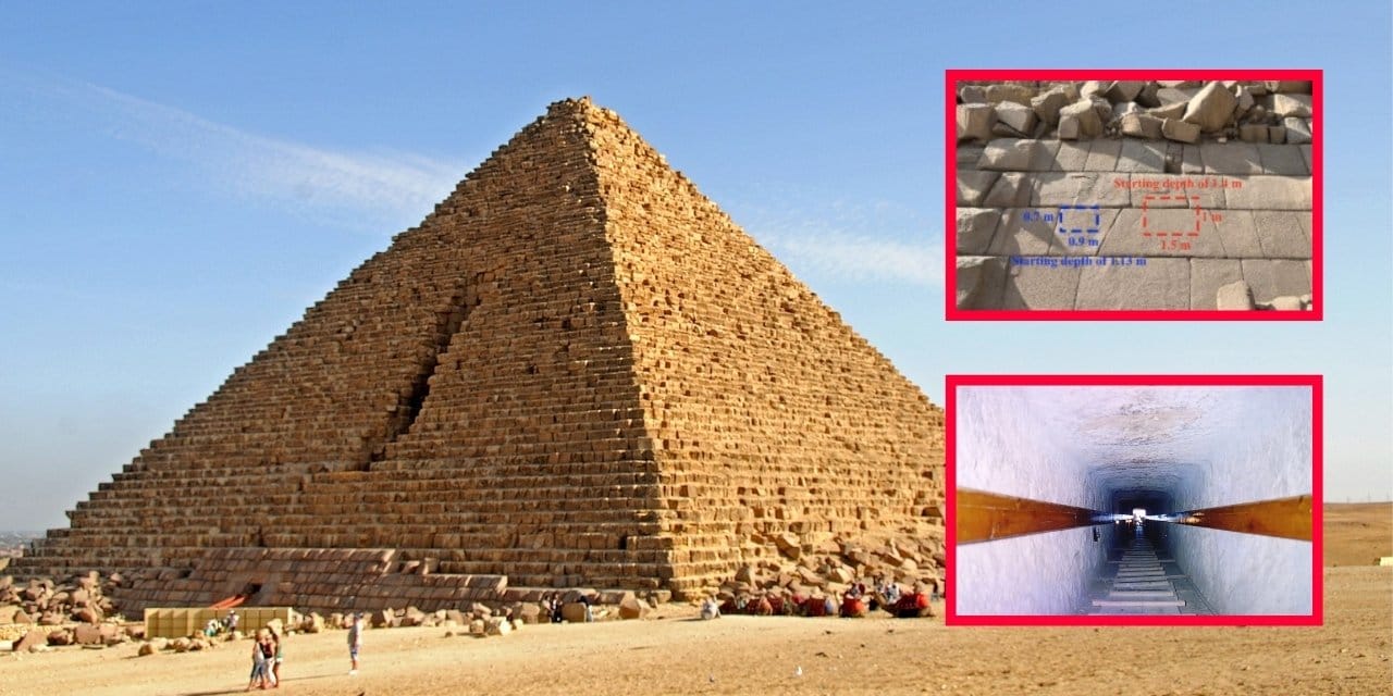 4 bin 500 yıllık Mikerinos Piramidi'nde yeni bir geçit keşfedildi