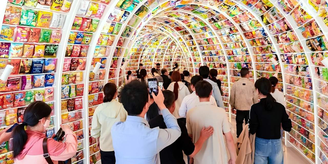 Dünyanın en büyük atıştırmalık mağazası: 70 farklı ülkeden 35 binden fazla çeşit burada satılıyor