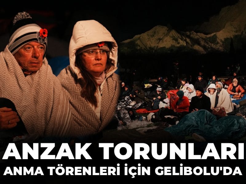 Anzak torunları anma törenleri için Gelibolu'da