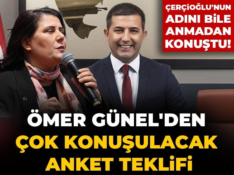 Çerçioğlu'nun adını bile anmadan konuştu! Ömer Günel'den çok konuşulacak anket teklifi