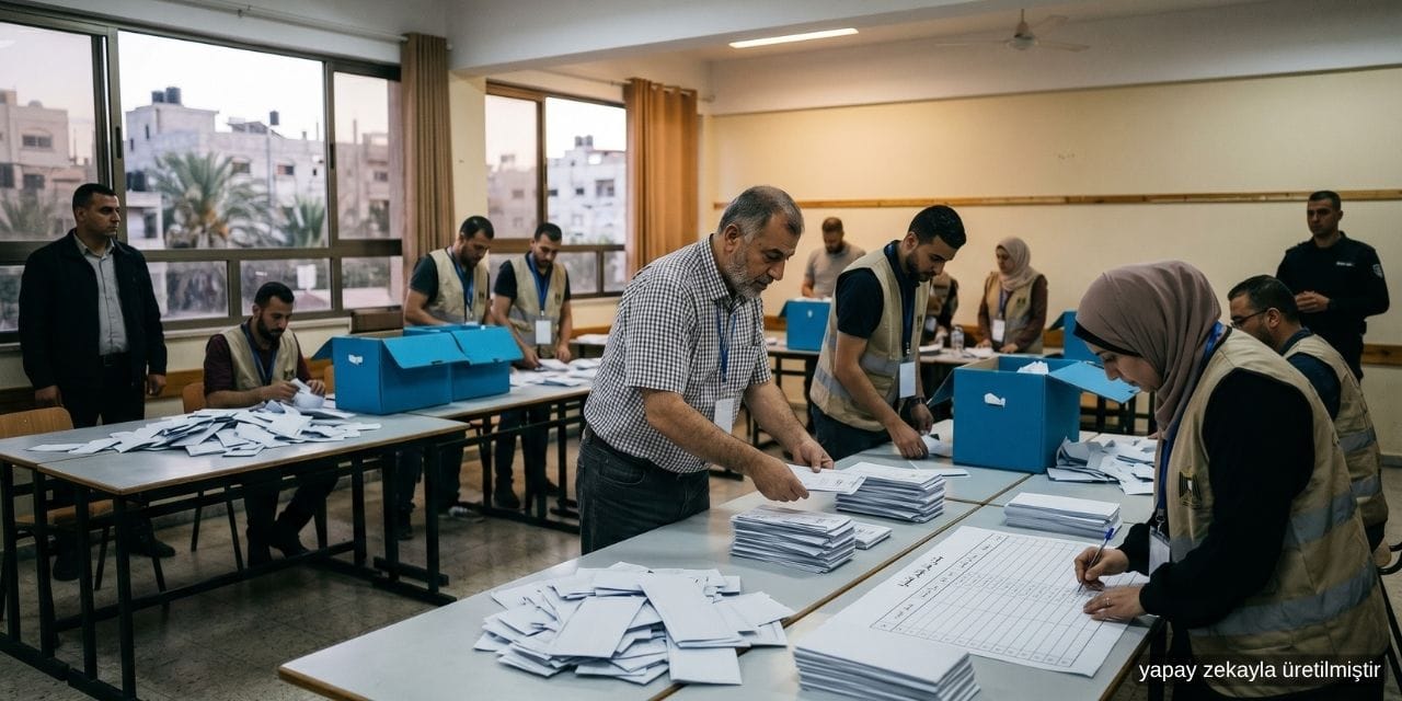 Filistin'de oy sayma işlemleri devam ediyor