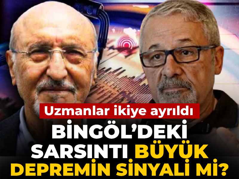 Bingöl’deki sarsıntı büyük depremin sinyali mi? Uzmanlar ikiye ayrıldı