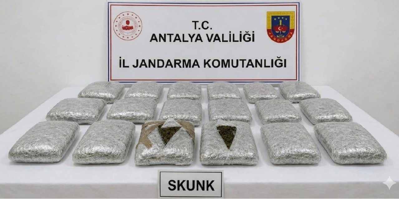 Antalya'da uyuşturucu operasyonu! Kilolarca ele geçirildi