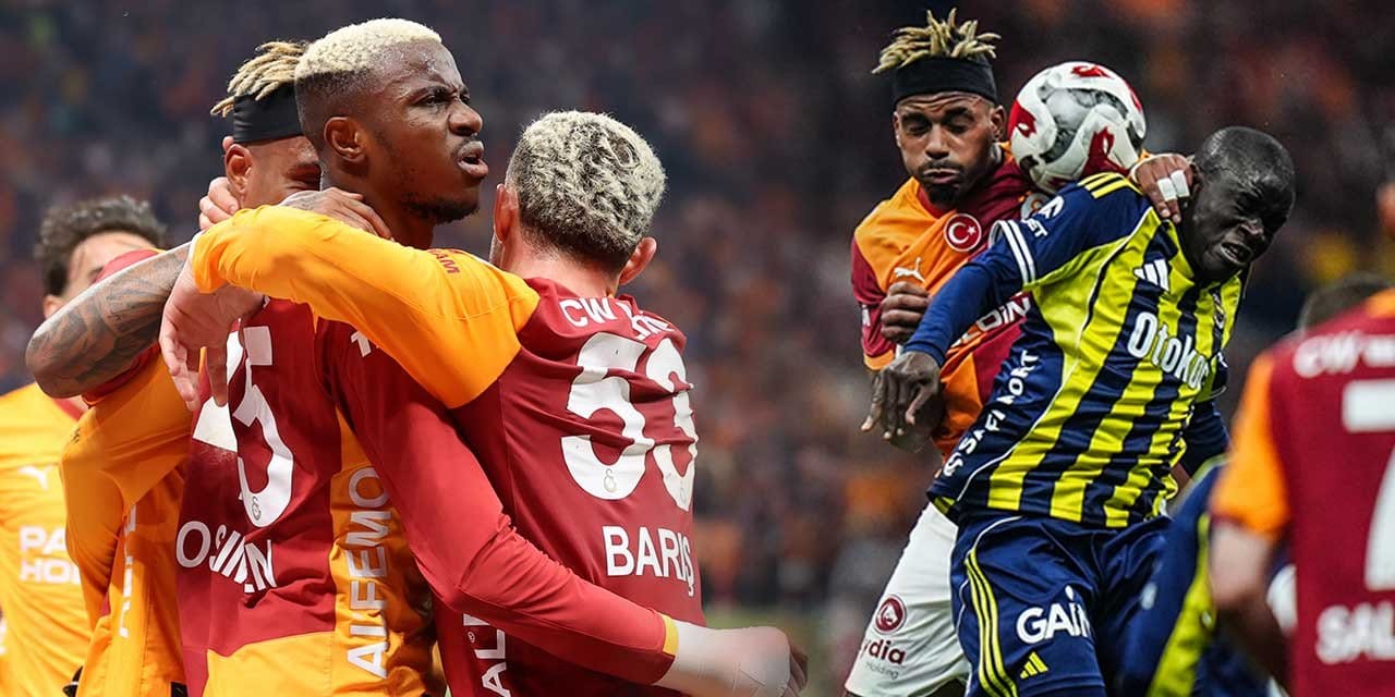Galatasaray Fenerbahçe'yi 3 golle geçti: Puan farkı 7'ye yükseldi