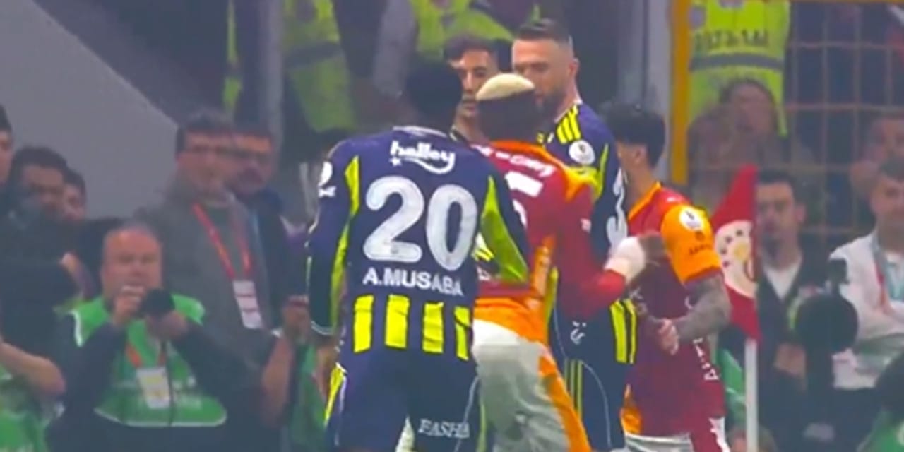 Derbinin son anlarında ortalık karıştı: Victor Osimhen deliye döndü