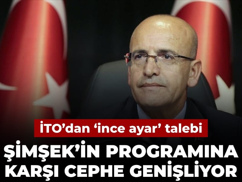 Şimşek'in programına karşı cephe genişliyor