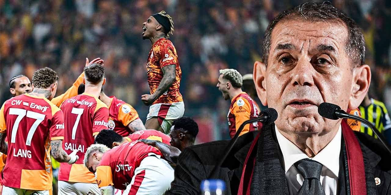 Dursun Özbek sıcağı sıcağına açıkladı: Galatasaray'da havalara uçuran karar