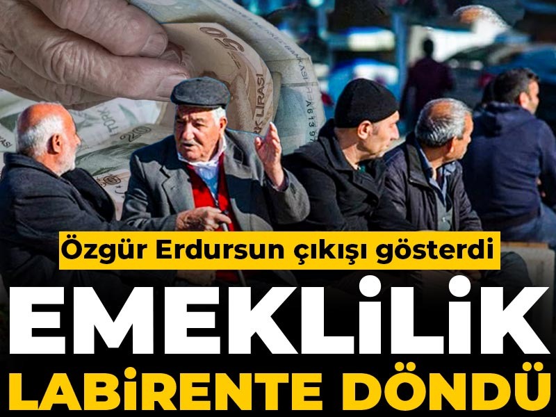 Emeklilik labirente döndü, Özgür Erdursun çıkışı gösterdi