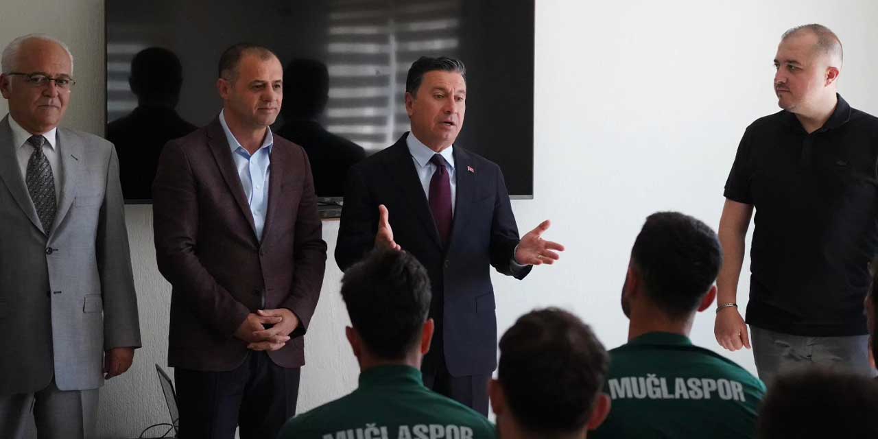 Play-off öncesi Muğlaspor'da sürpriz ziyaret