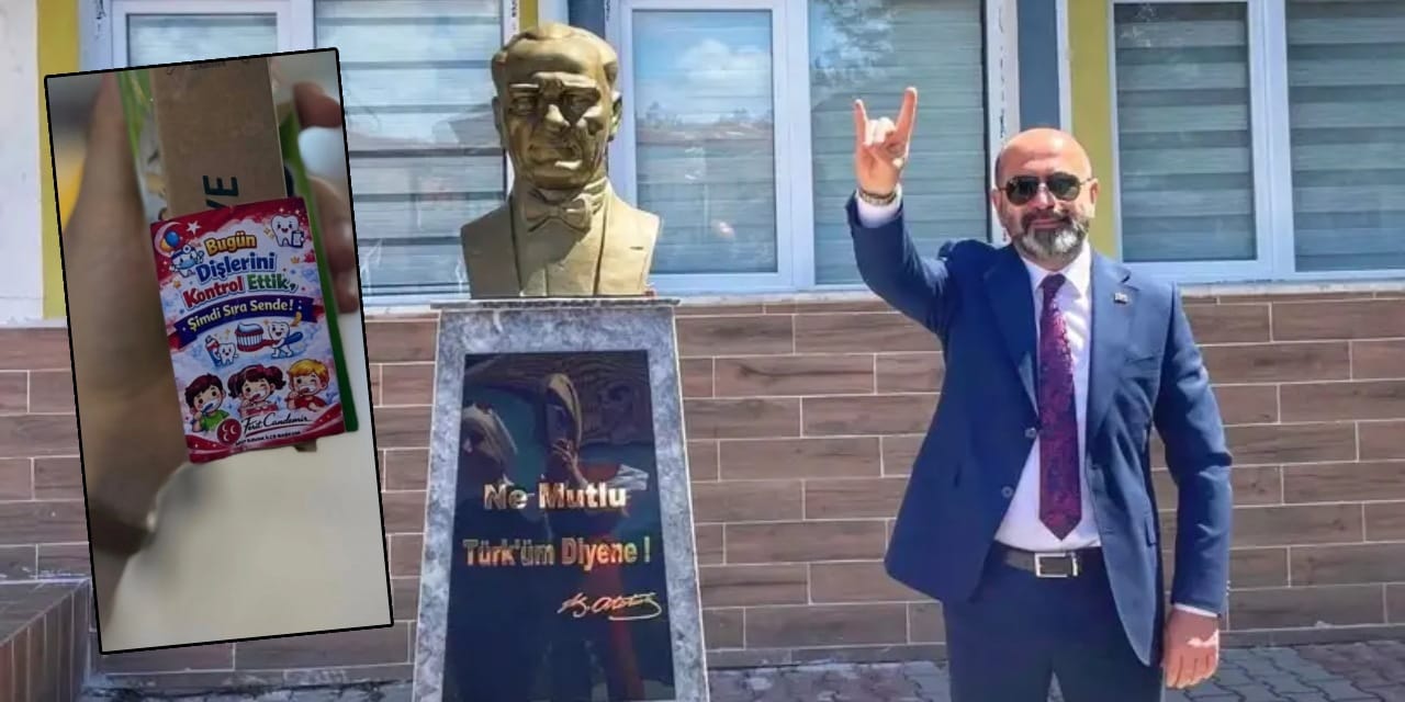 İlkokulda MHP propagandası