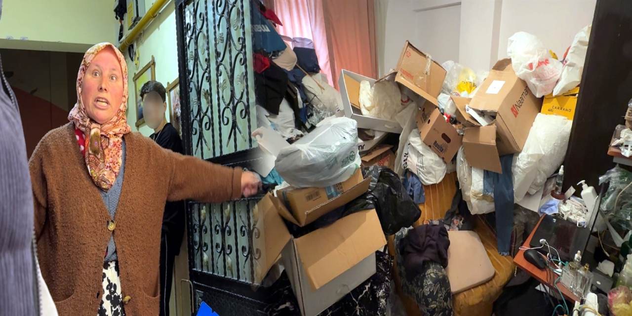 Avcılar'daki 'çöp ev'in tahliyesi yeniden başladı: Ev sahibi ile komşular karşı karşıya geldi