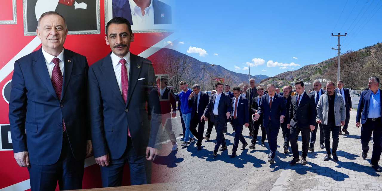 Tekke'de ara seçim heyeti! CHP heyeti sahaya indi, Zeybek sloganı verdi