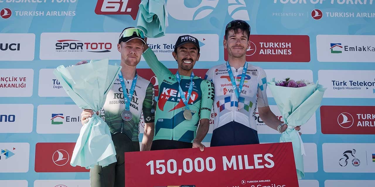 Türkiye Bisiklet Turu'nun üçüncü etabını Ivan Ramiro Sosa kazandı