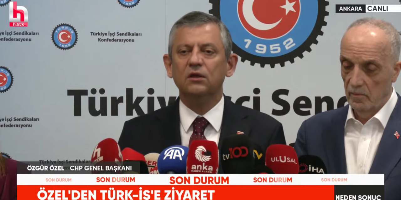 Son Dakika | Özel'den Erdoğan'a 1 Mayıs çağrısı! "Sendikalaşmaya karşı yargı oyunlarını kaldıralım"