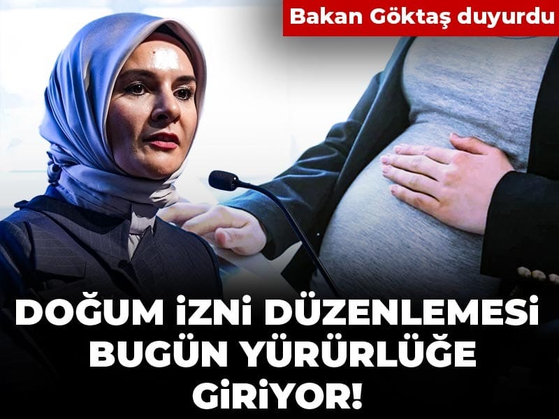 Doğum izni düzenlemesi bugün yürürlüğe giriyor