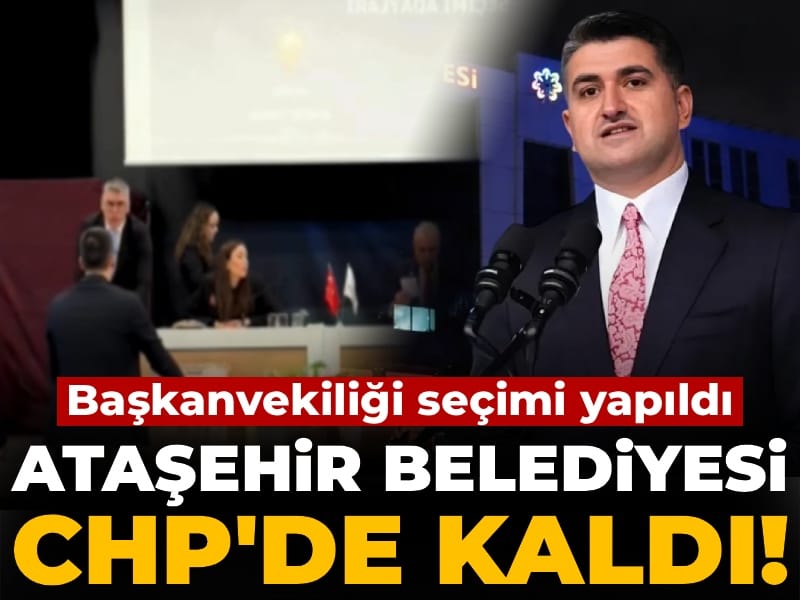 Ataşehir Belediyesi CHP'de kaldı!