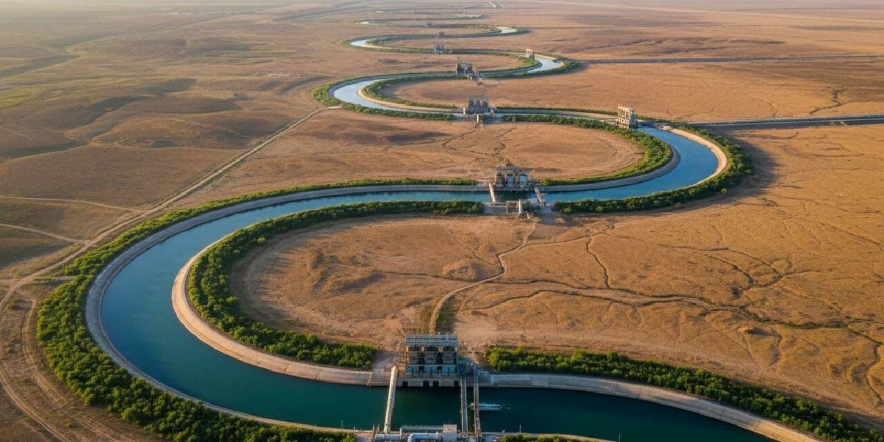 Dünyanın en büyük yapay nehri ile tanışın! 2.700 kilometrelik can suyu