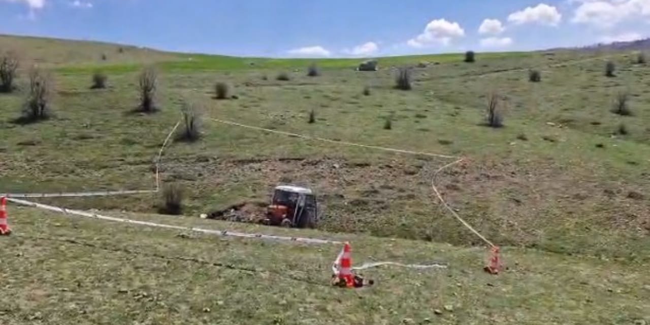 Traktör dere yatağına devrildi: 1 ölü 3 yaralı