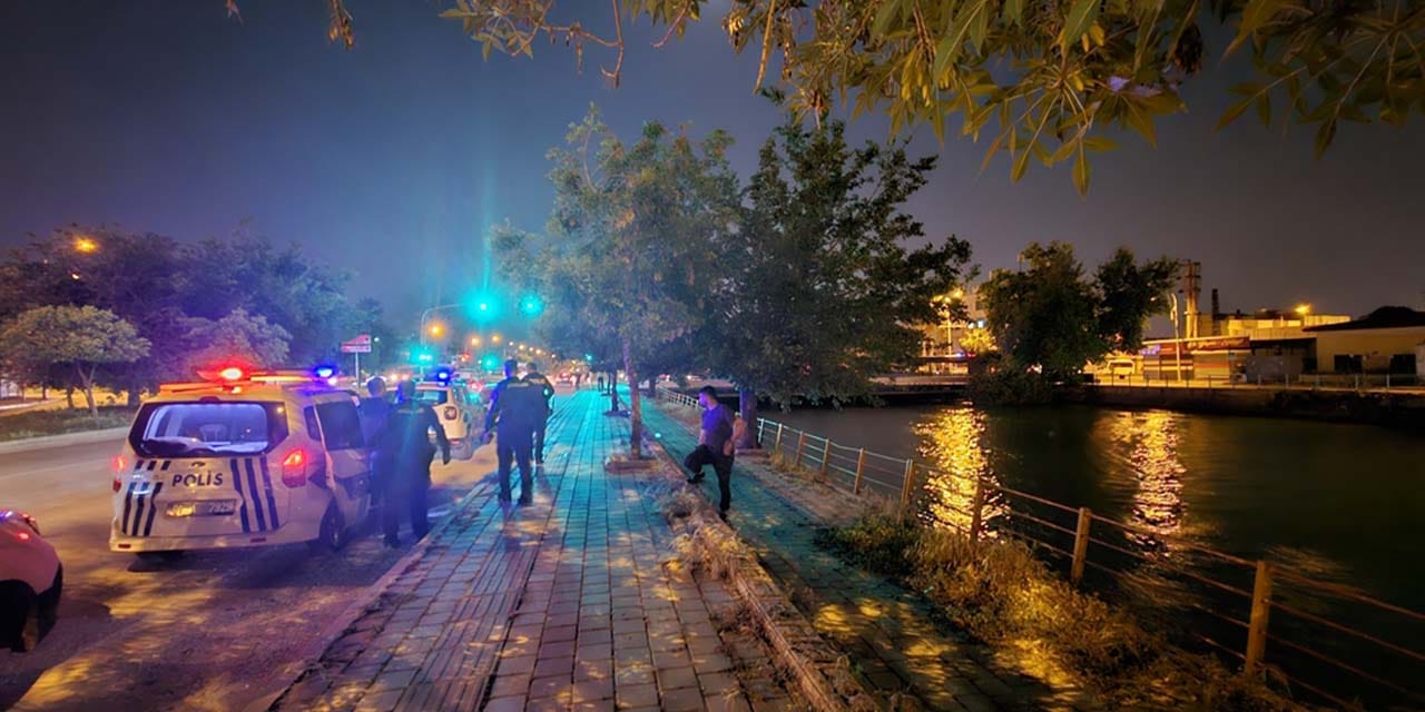 Sulama kanalına düşen genç kayboldu