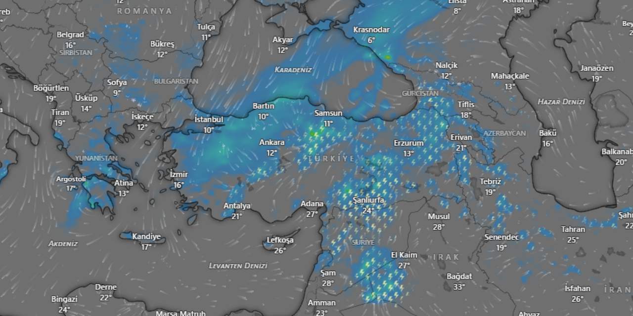 İstanbul'un da sınırını aşan kuvvetli yağış ve fırtına bir anda bitecek: Meteoroloji tarih verdi
