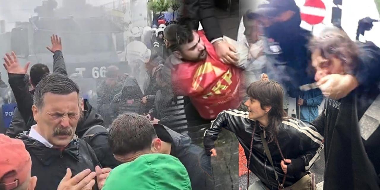 Son dakika | 1 Mayıs'ta çok sayıda gözaltı ve sert müdahale! TİP Lideri Erkan Baş'a da biber gazı sıkıldı