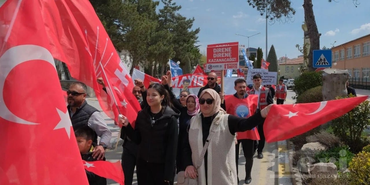 Yozgat'ta 16 yıl sonra ilk kez 1 Mayıs coşkusu