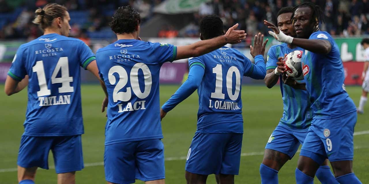 5 gollü maçın galibi Rizespor: Konyaspor'u geriden gelerek yıktı