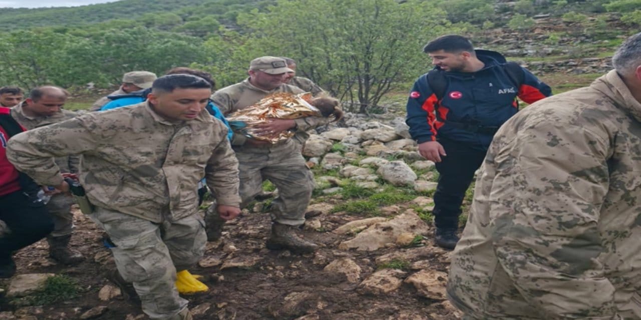 Batman’da kaybolan 2,5 yaşındaki Melike 17 saat sonra bulundu