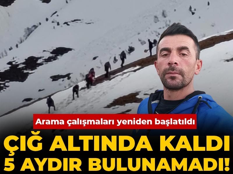 Çığ altında kaldı 5 aydır bulunamadı! Kaybolan çoban için arama çalışmaları yeniden başlatıldı
