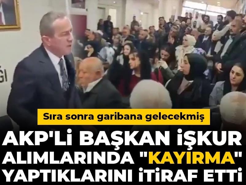 AKP'li başkan İŞKUR alımlarında 