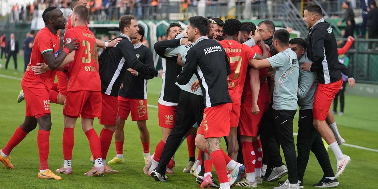 Son dakika | Amedspor Süper Lig'e yükseldi