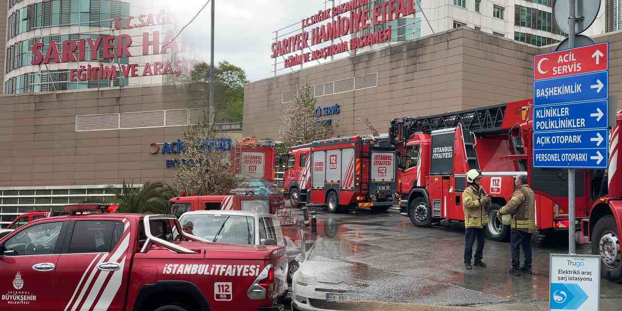 Son dakika | Sarıyer'de hastanede yangın