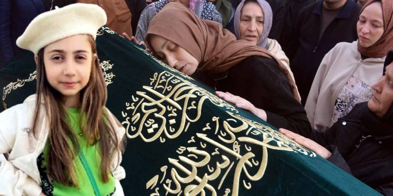 11 yaşındaki Almina'nın son yolculuğunda annesinin sözleri yürekleri dağladı
