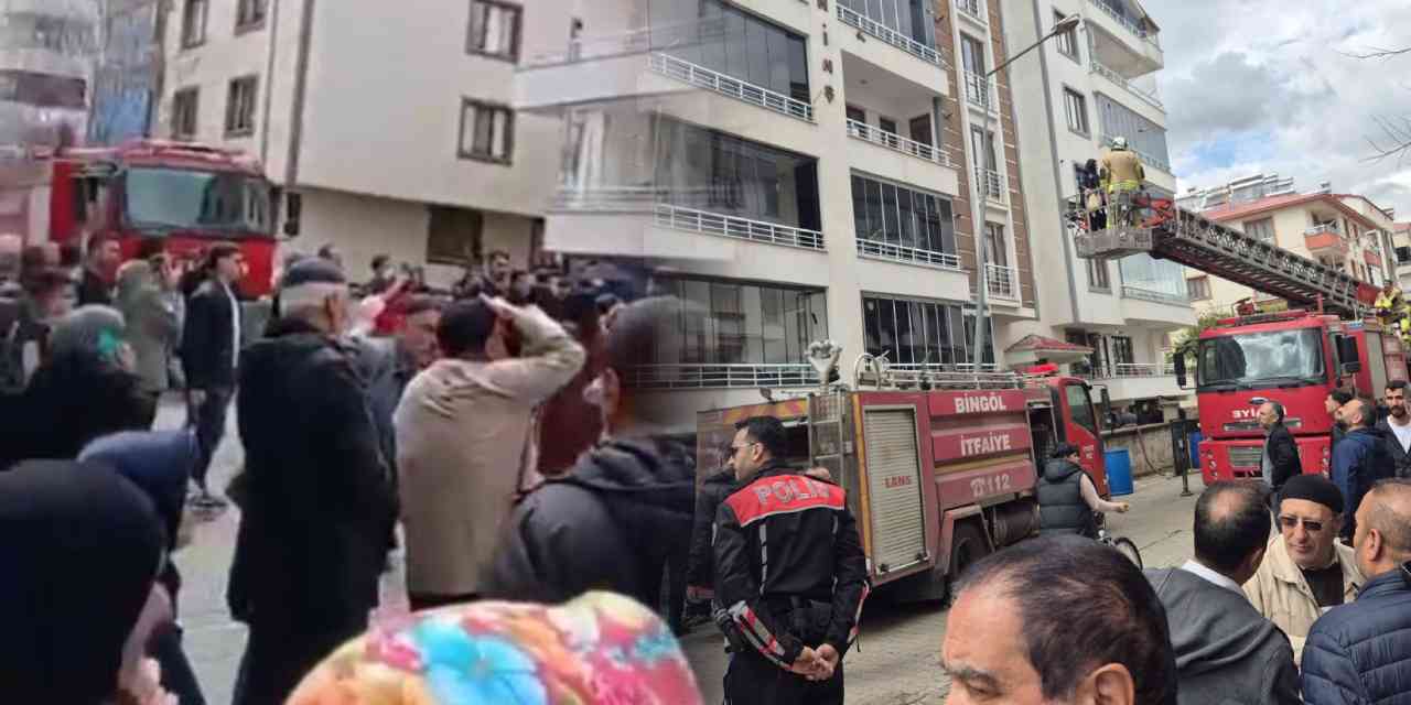 Bingöl’de yangın paniği! 13 kişi dumandan etkilendi