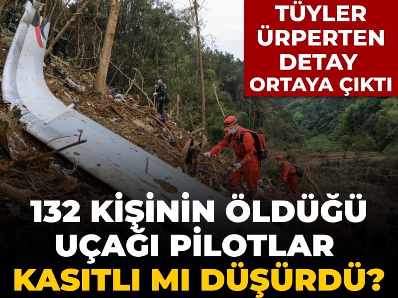 Tüyler ürperten detay ortaya çıktı: 132 kişinin öldüğü uçağı pilotlar kasıtlı mı düşürdü?