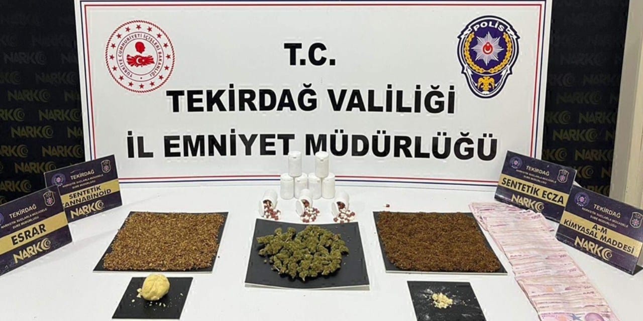 Tekirdağ'da zehir tacirlerine dev operasyon: 10 tutuklama