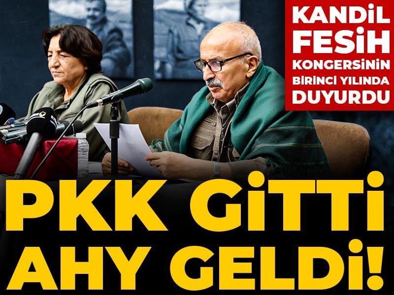 Kandil fesih kongresinin birinci yılında duyurdu: PKK gitti AHY geldi!