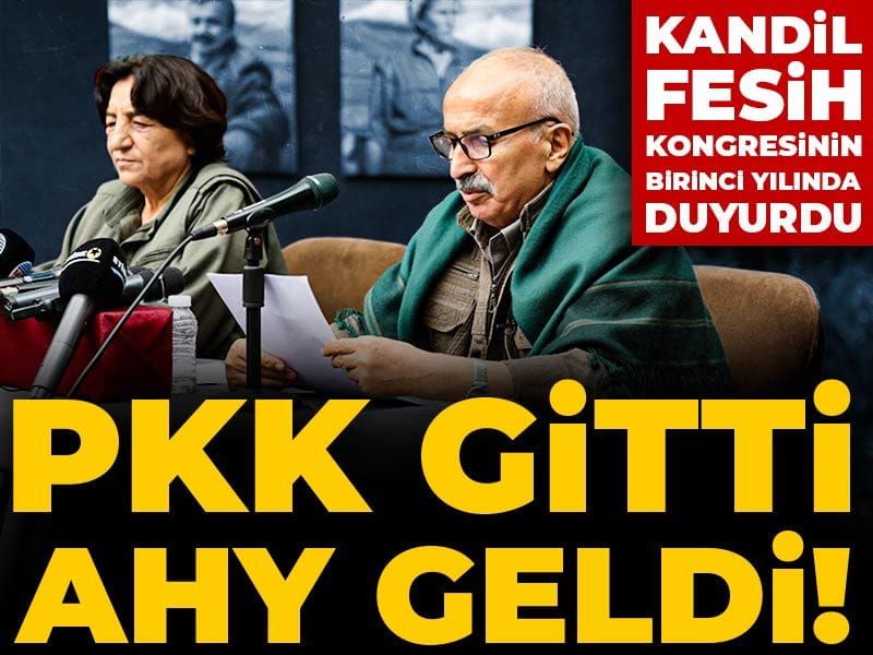 Kandil fesih kongresinin birinci yılında duyurdu: PKK gitti AHY geldi!