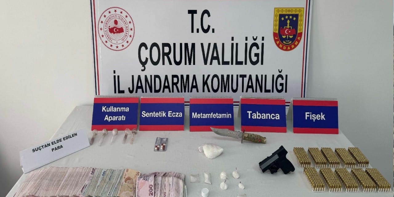 Çorum'da suç örgütüne yönelik operasyon: 6 tutuklama