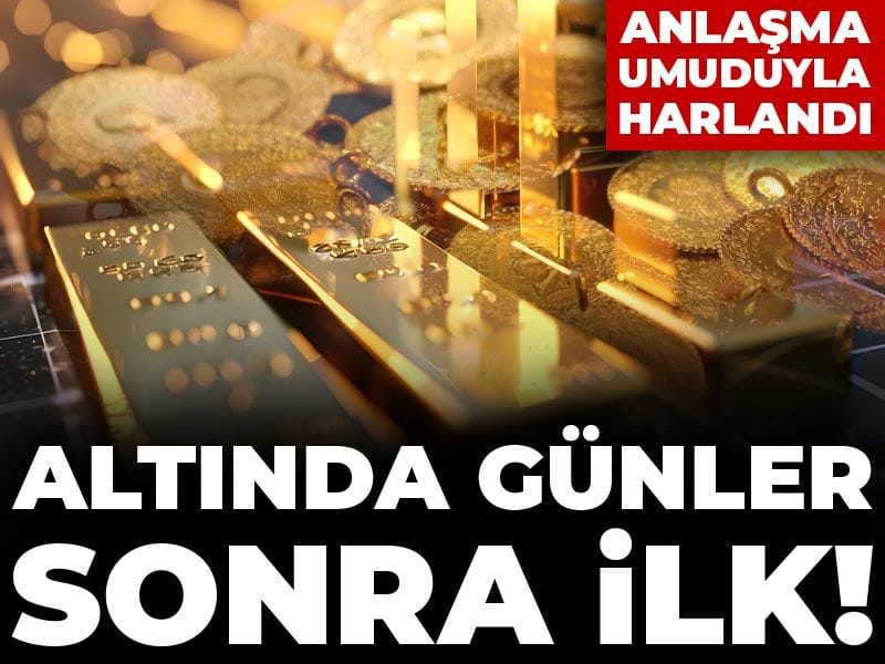 Altında günler sonra ilk! Anlaşma umuduyla harlandı