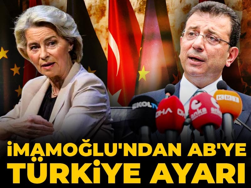 İmamoğlu'ndan AB'ye Türkiye ayarı: Rusya ve Çin'le bir tutmayın