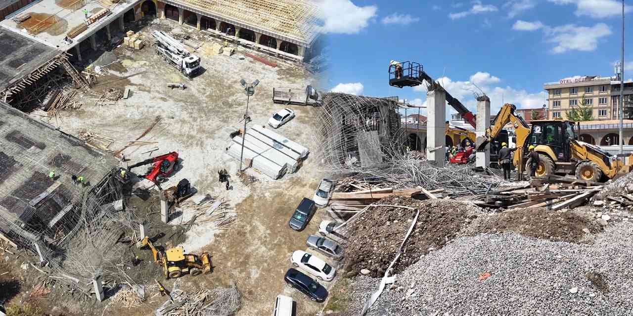 İnşaatta göçük! 1 işçi yaralandı