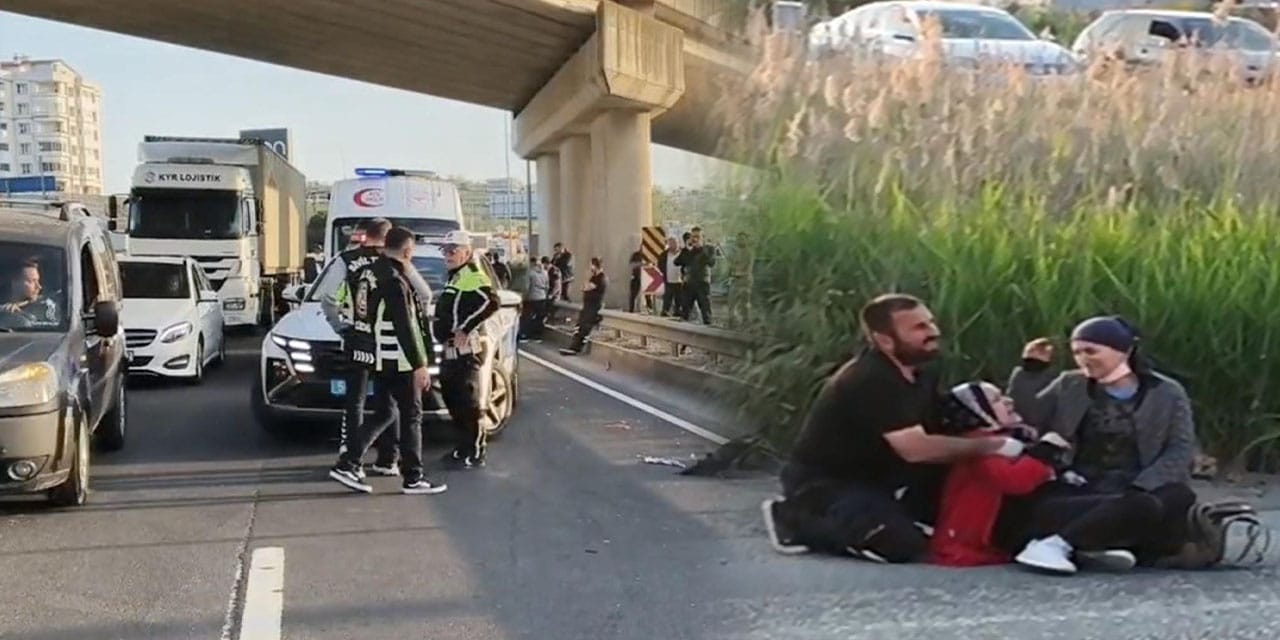 Motosiklet bariyerlere çarptı: Kızı ölen anne gözyaşları döktü