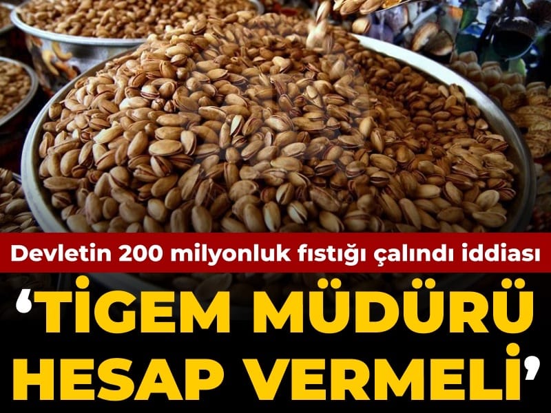 Devletin 200 milyonluk fıstığı ‘sahte şirketle’ çalındı: CHP'den 'TİGEM müdürü hesap vermeli' tepkisi