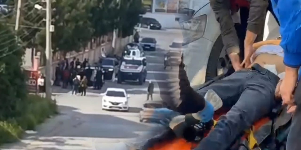 Otomobilden inerken silahlı saldırıya uğradı