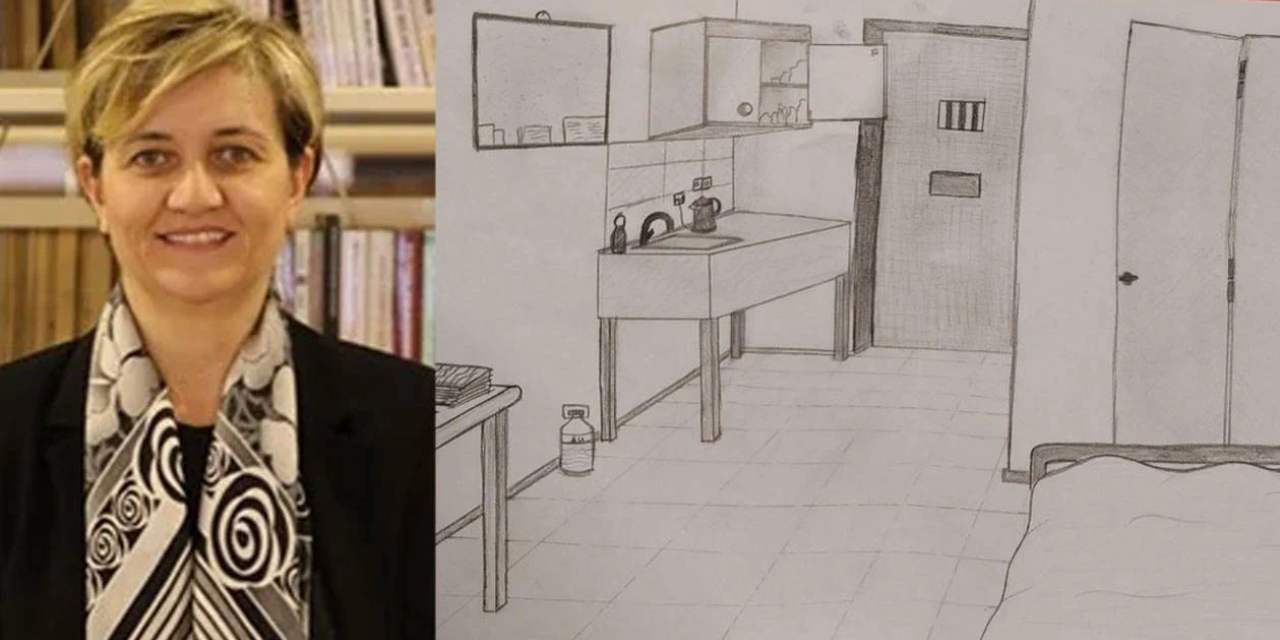İBB tutuklusu İpek Elif Atayman hücresini resmetti: "Adalet elbet tecelli eder"