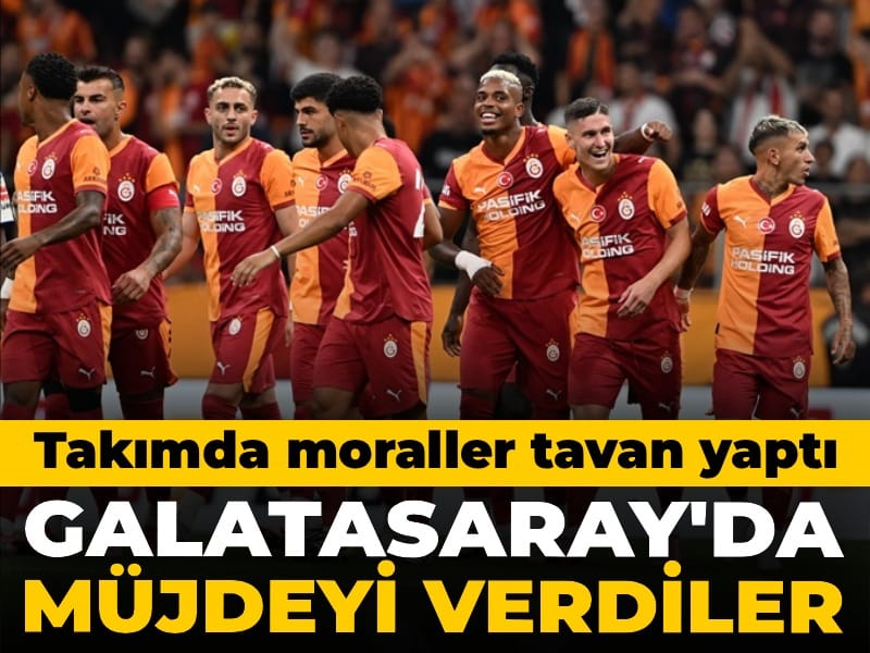 Galatasaray yönetimi şampiyonluk maçı öncesi takıma müjdeyi verdi